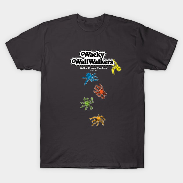 Wacky Wallwalkers - Dark T-Shirt by Chewbaccadoll